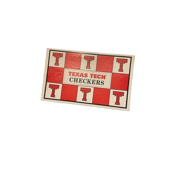 Other - Vintage Texas Tech Checkers COMPLETE Set of 24 Helmets and Board